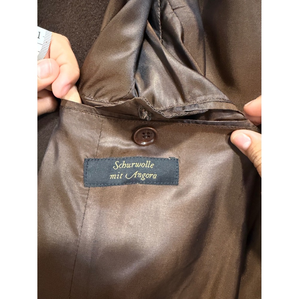 Schneiders Salzburg Wool Blend Hooded Coat Brown Classic Elegant Outerwear - Picture 7 of 10